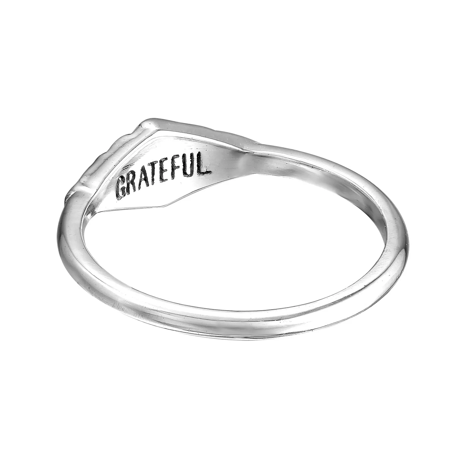 Gratitude Silber Ring