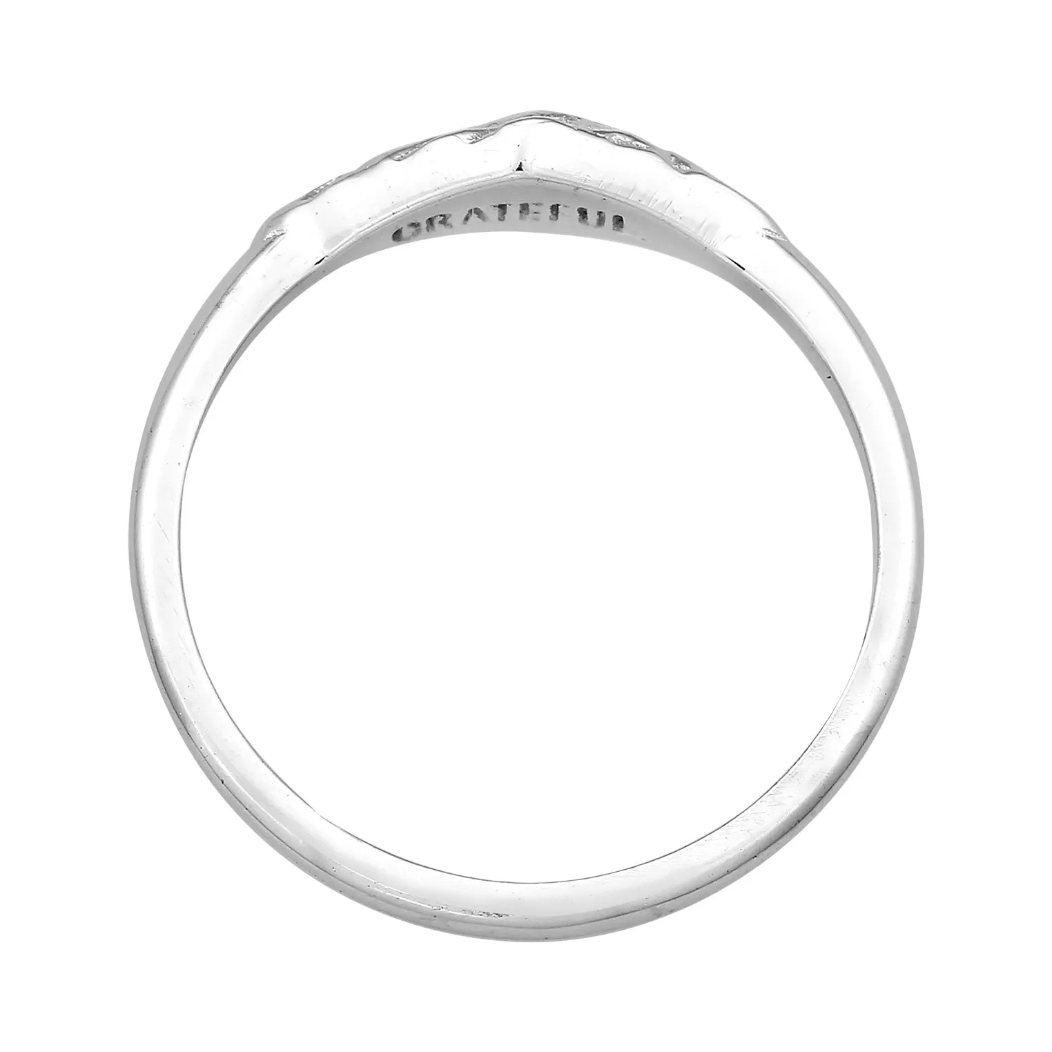 Gratitude Silber Ring