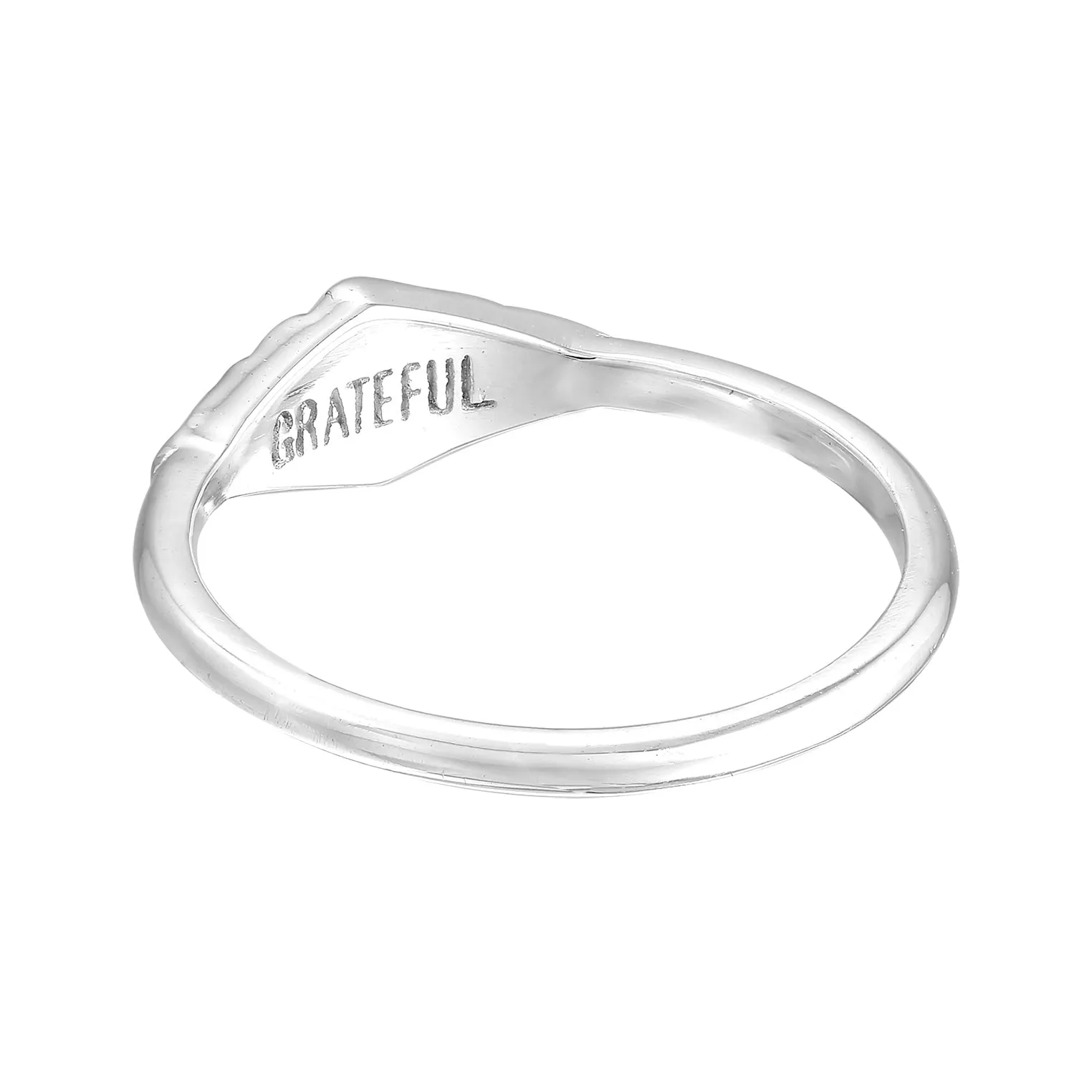 Gratitude Silber Ring