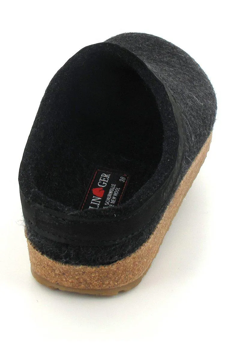 Haflinger Men's GZL44 Charcoal Wool Felt