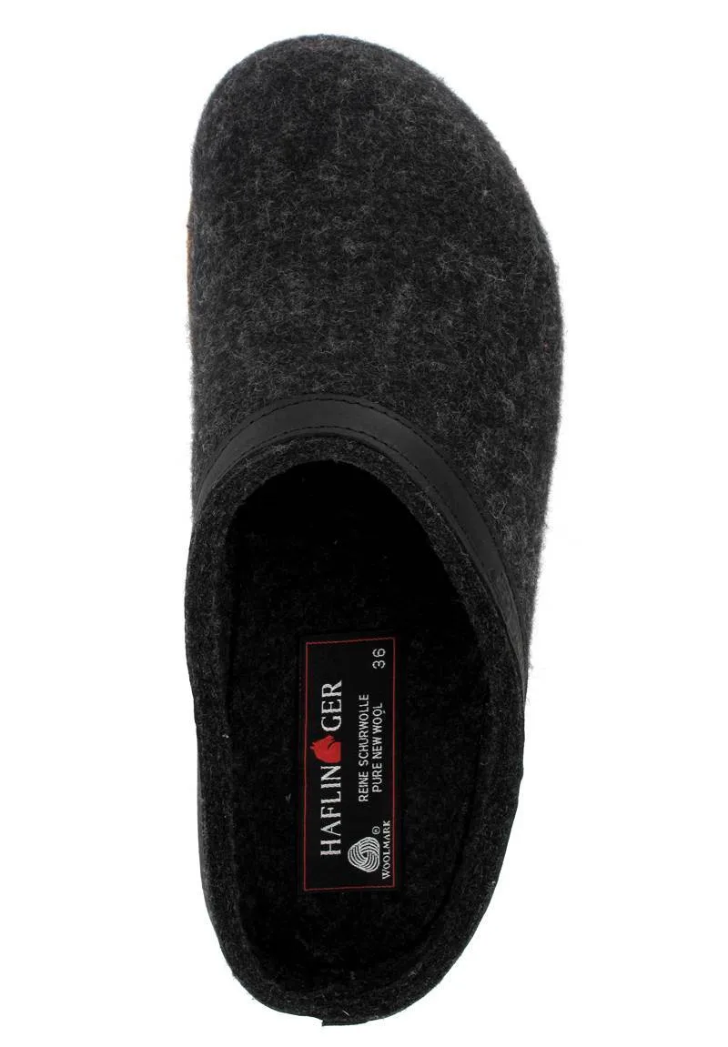 Haflinger Men's GZL44 Charcoal Wool Felt