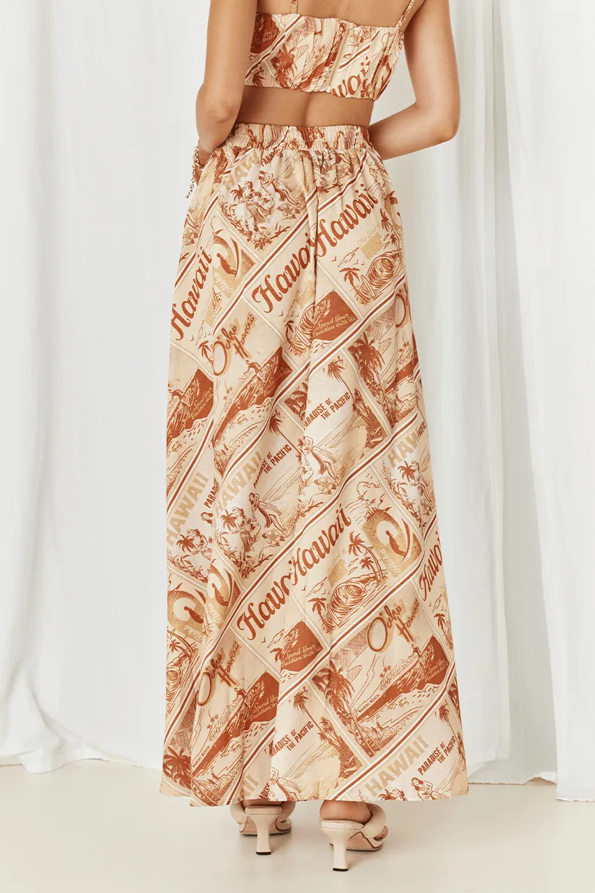 Hawaii Maxi Skirt - Sand