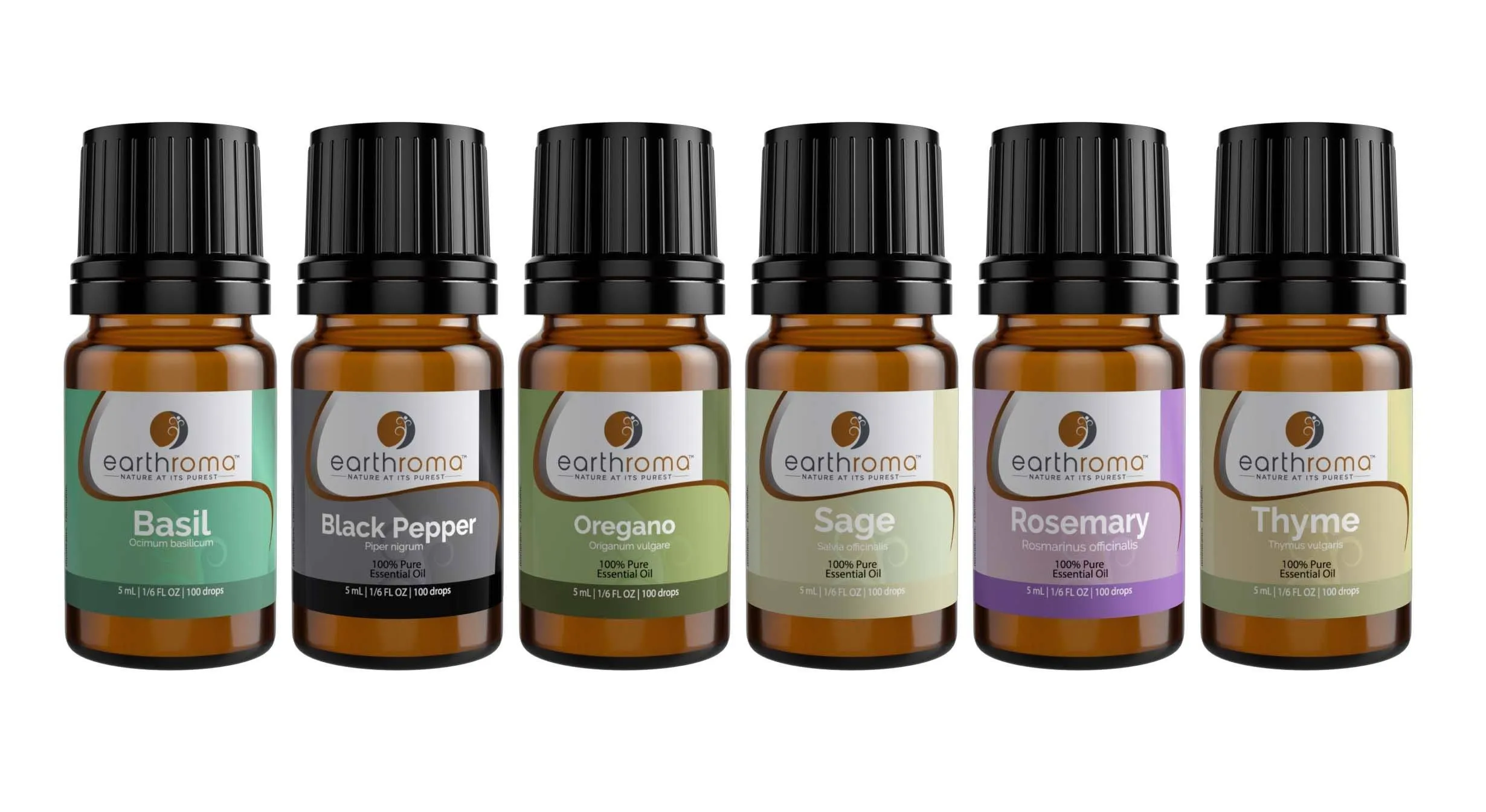 Herbal Essential Oil Gift Set (6 Pack)