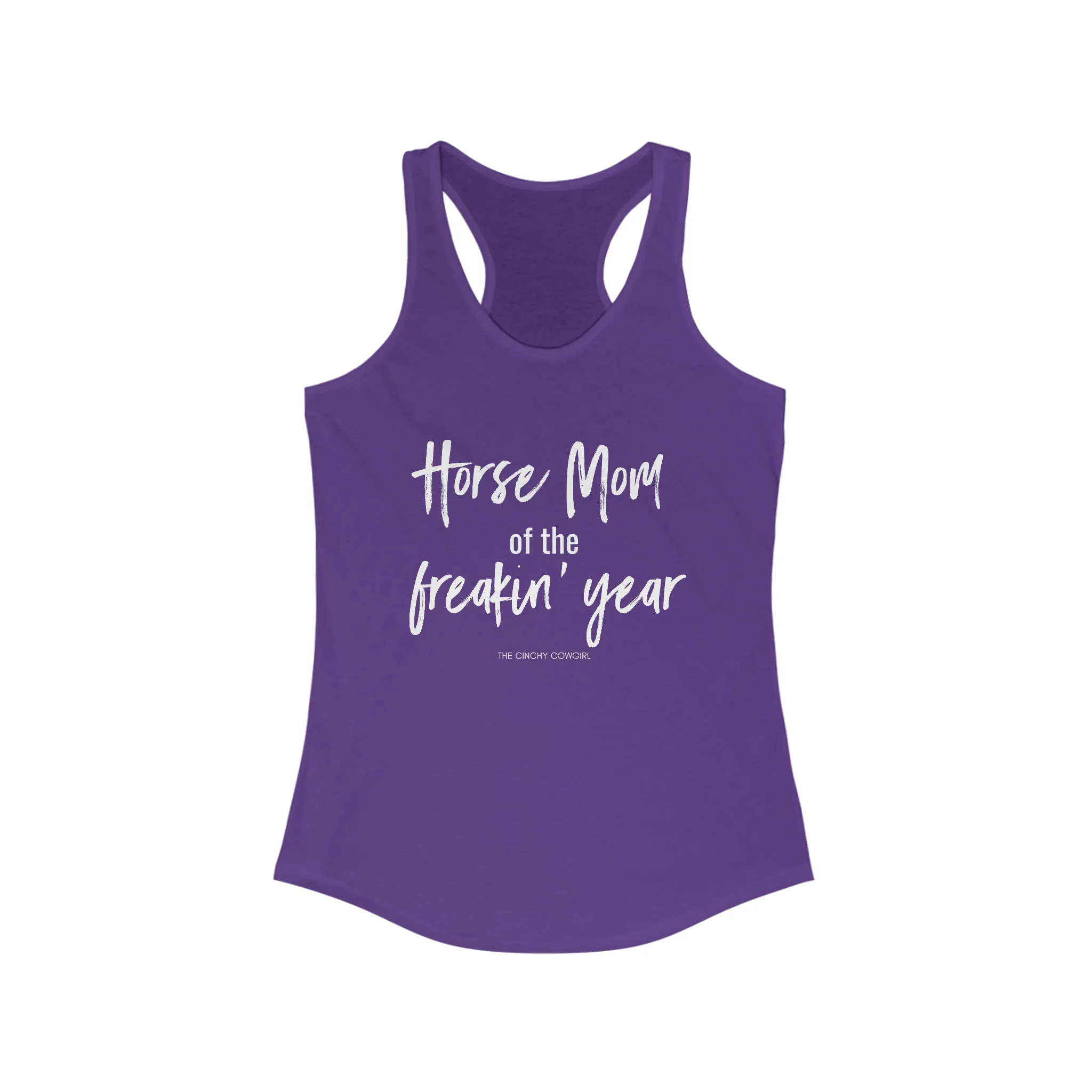 Horse Mom of the Freakin' Year Racerback Tank