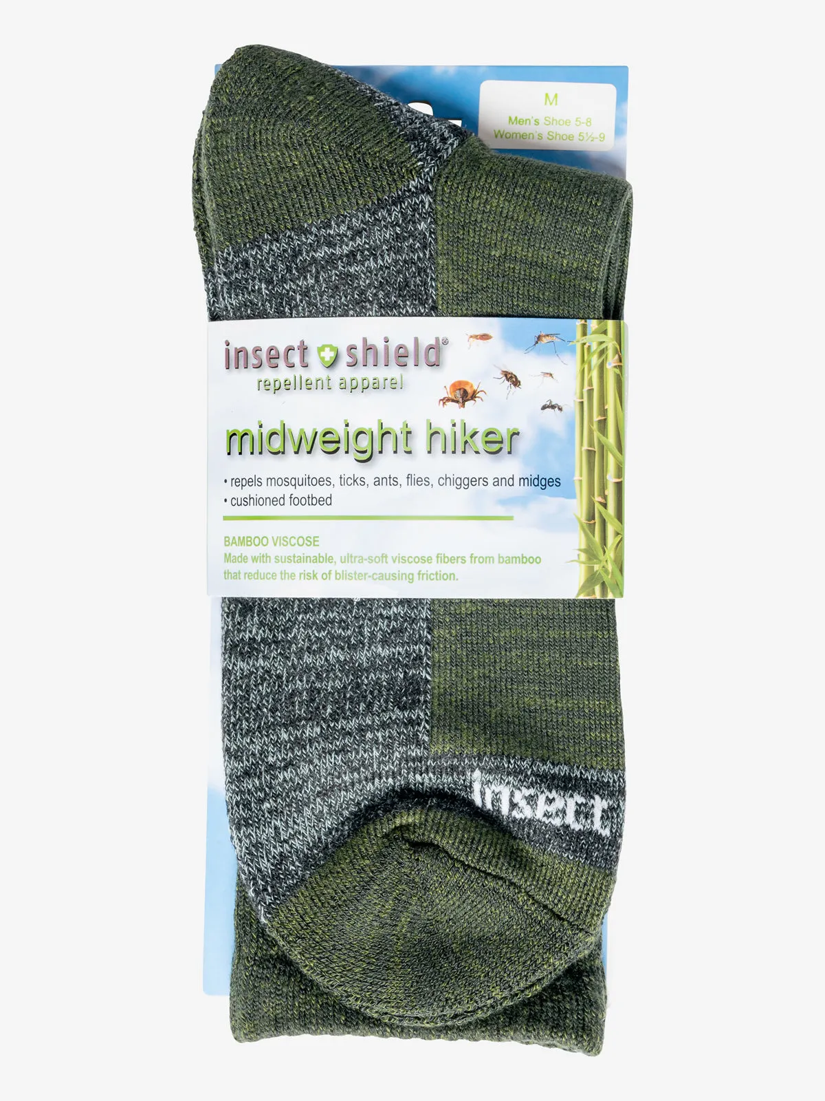 Insect Shield Midweight Hiker Socks