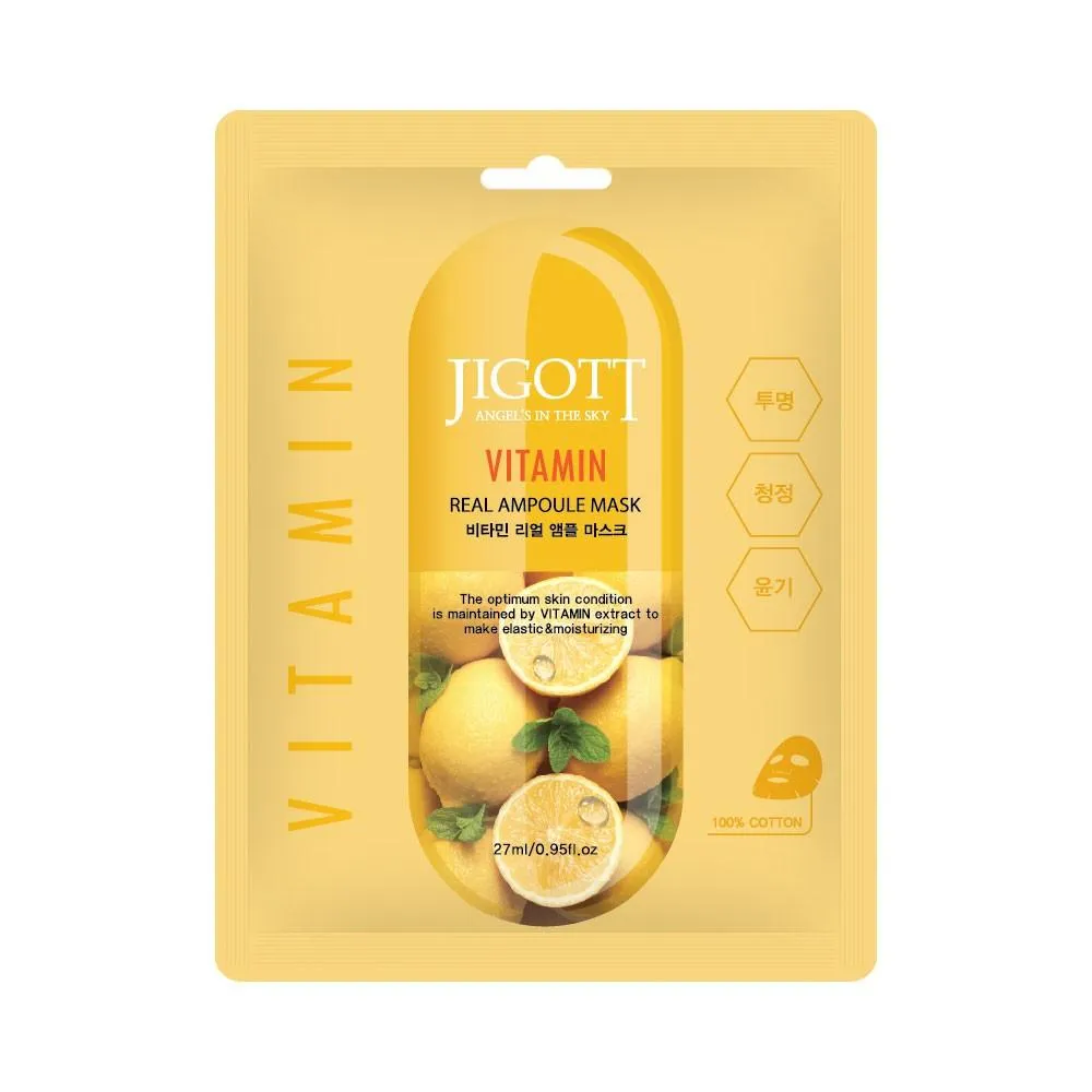 Jigott Real Ampoule Mask Set (10 mascarillas)