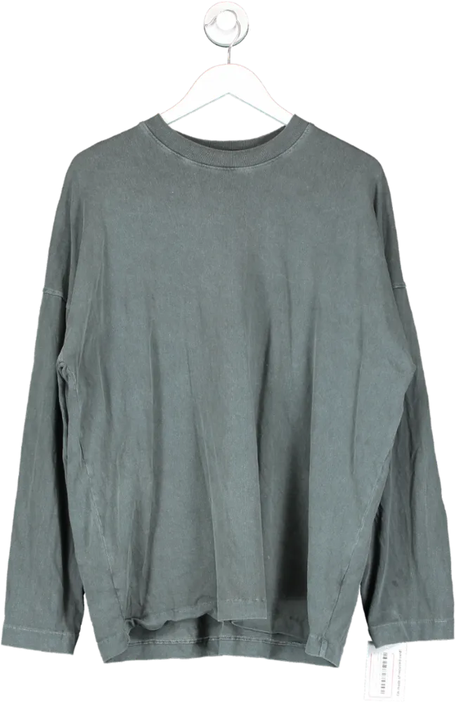 Joah Brown Green Vintage Long Sleeve UK M/L