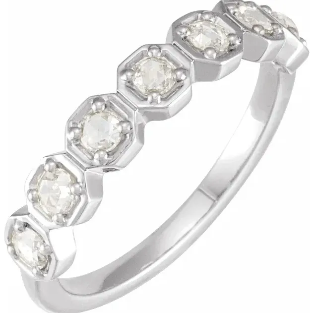 Juliette Round Diamond 1/2 Eternity 1/5 CTW Anniversary Band