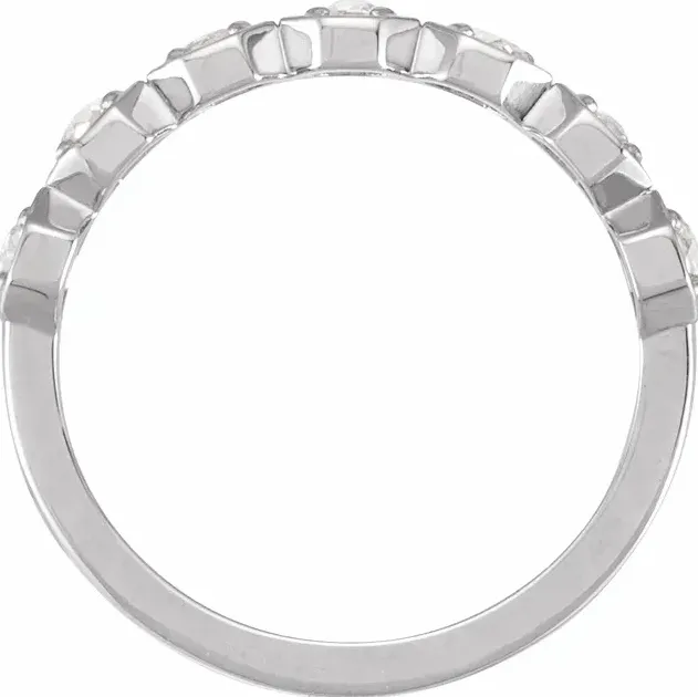 Juliette Round Diamond 1/2 Eternity 1/5 CTW Anniversary Band