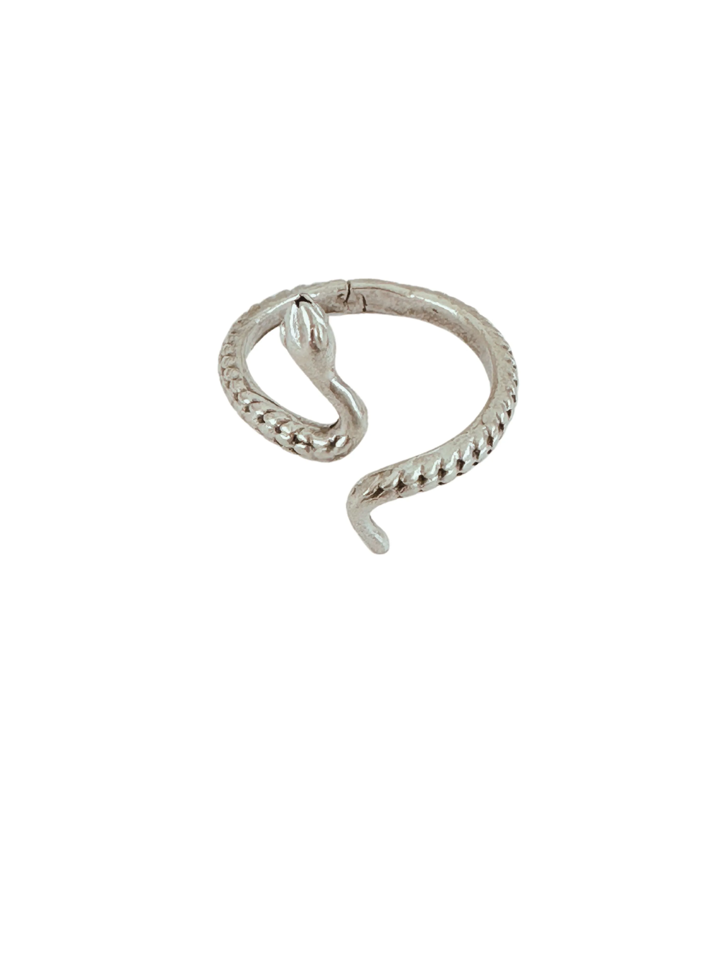 Kaa Snake Silver Ring