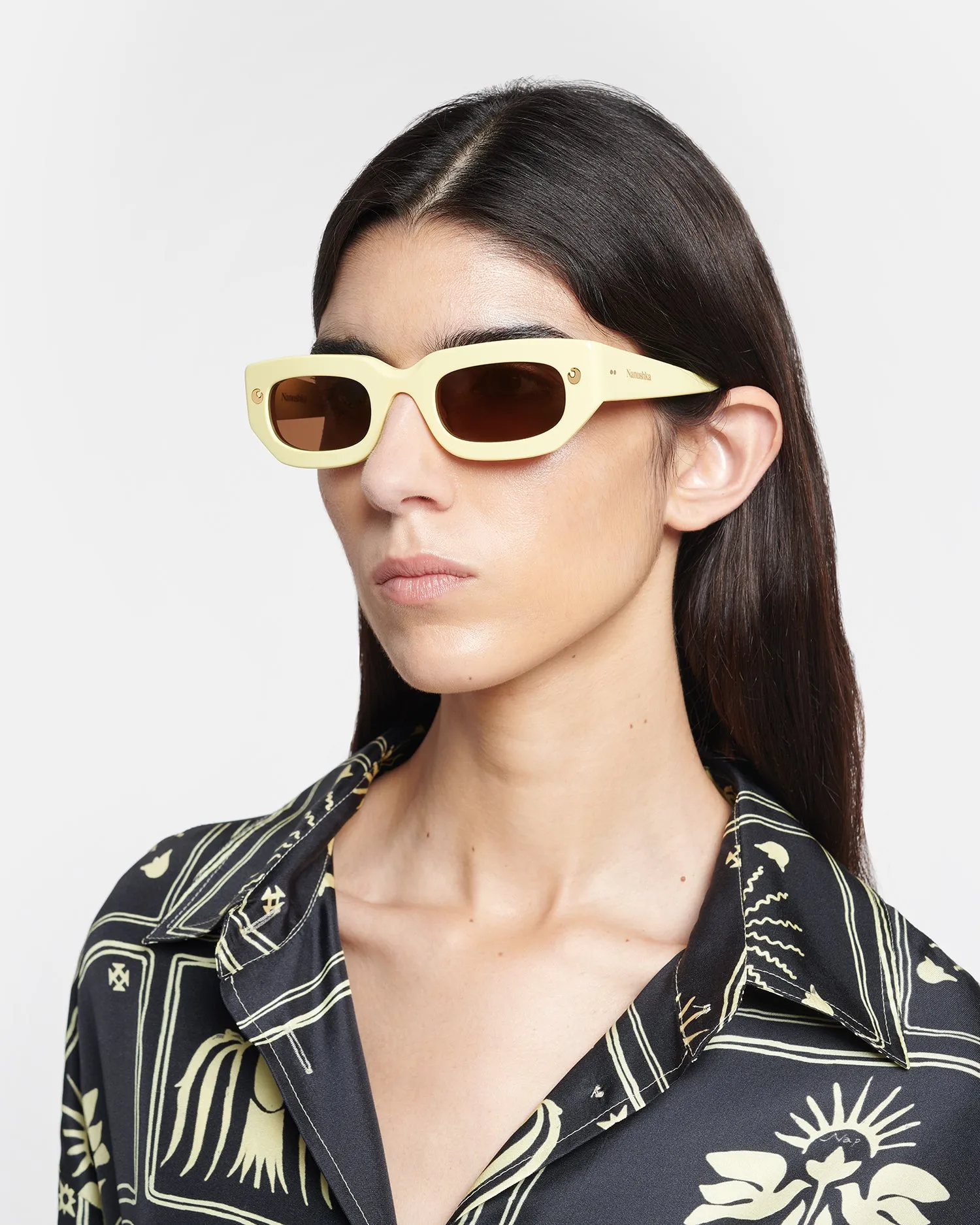 Kadee - Bio-Plastic D-Frame Sunglasses - Moonbeam