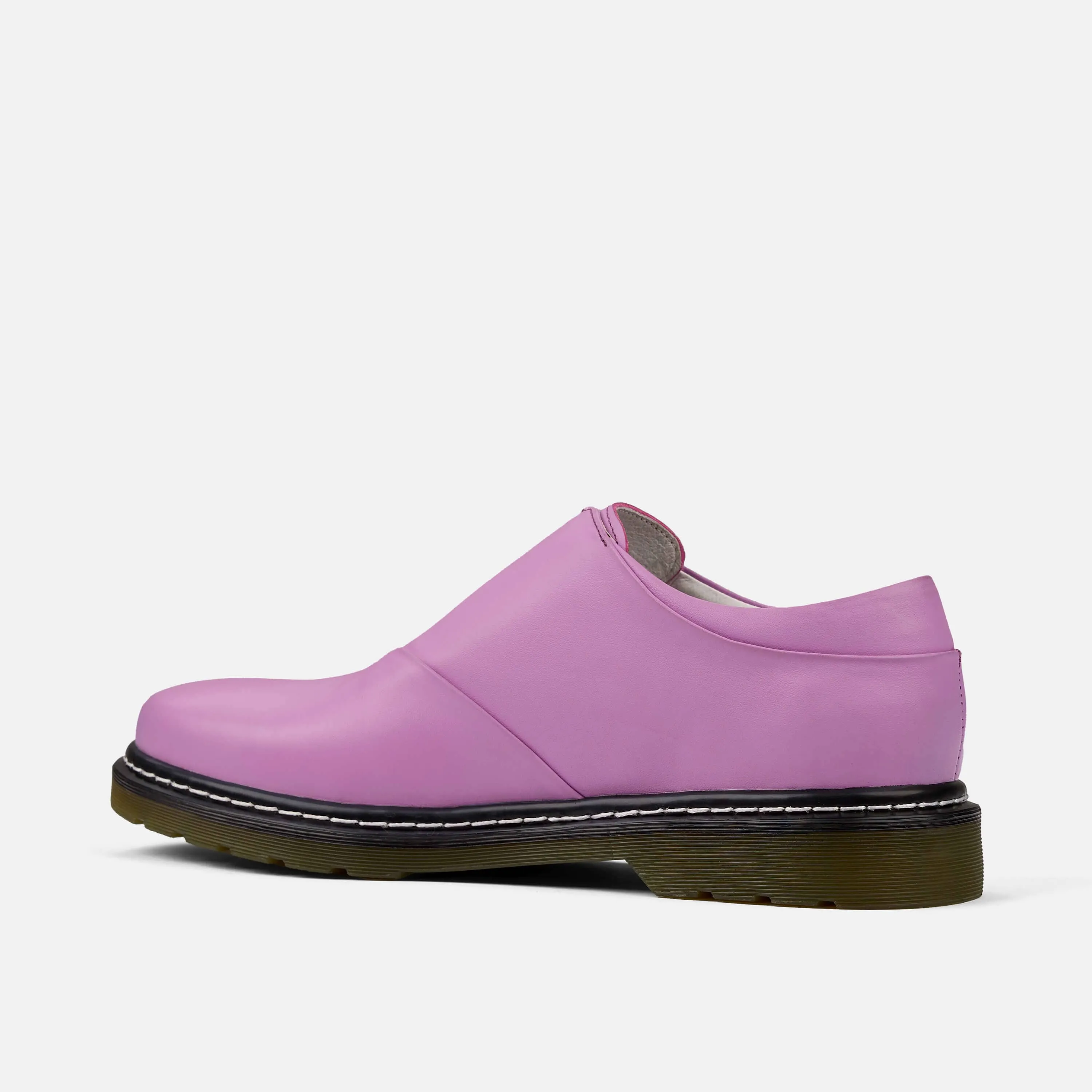 Kendrick Lavender Leather Monk Straps