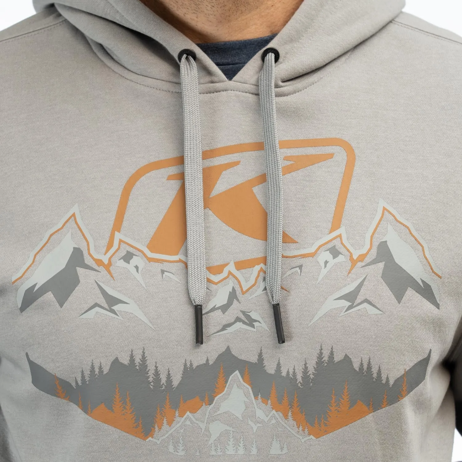 Klim Men's Peak Side Pullover Hoody Monument/Golden Brown