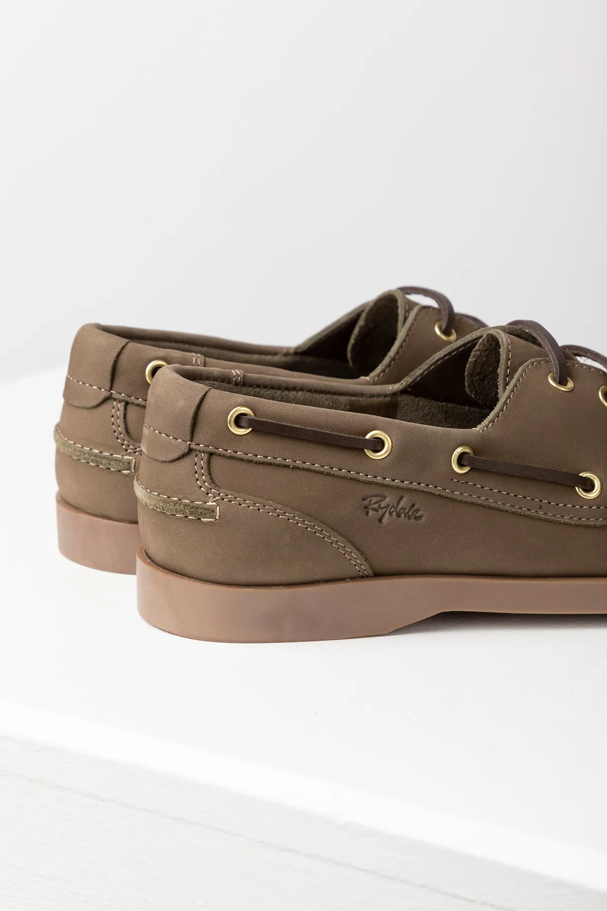 Ladies Leather Deck Shoes - Reighton