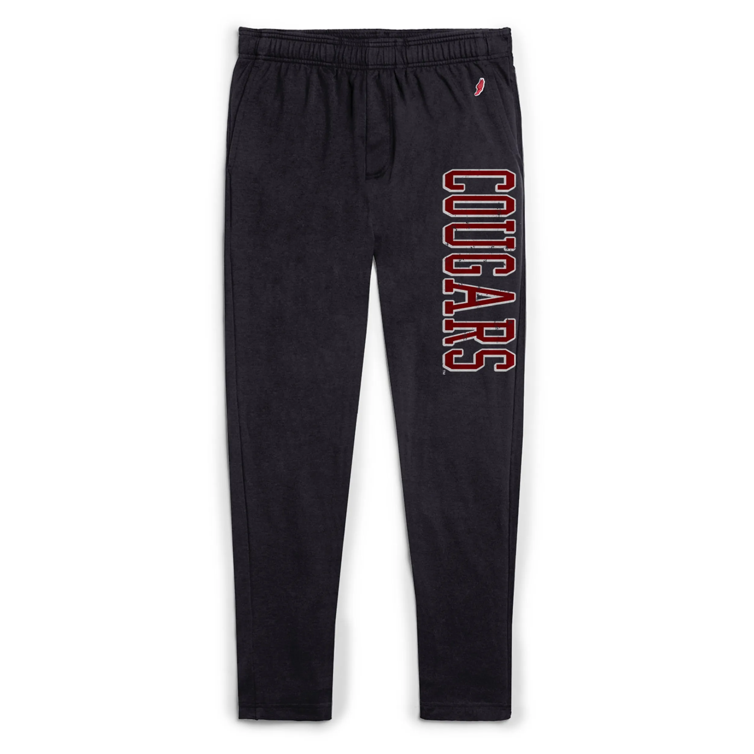 League Men's COUGARS Black Thin Sweatpants