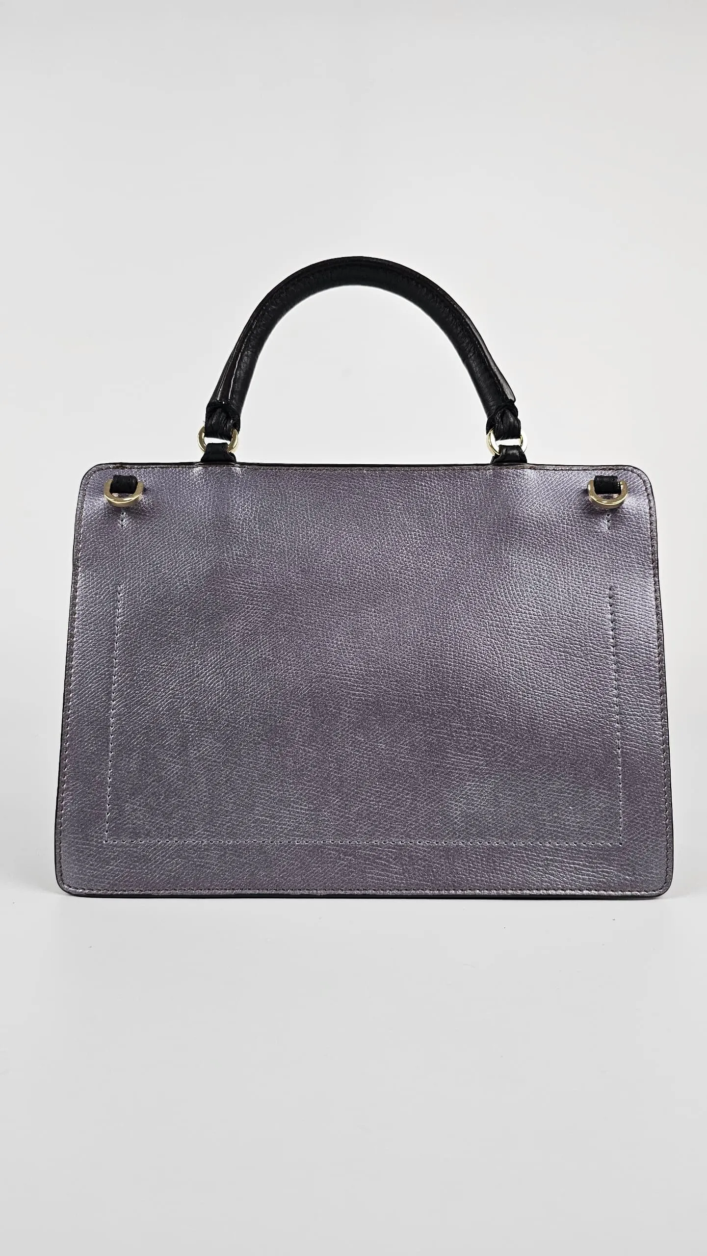 Like 2-Way in Metallic Purple Crossbody Bag