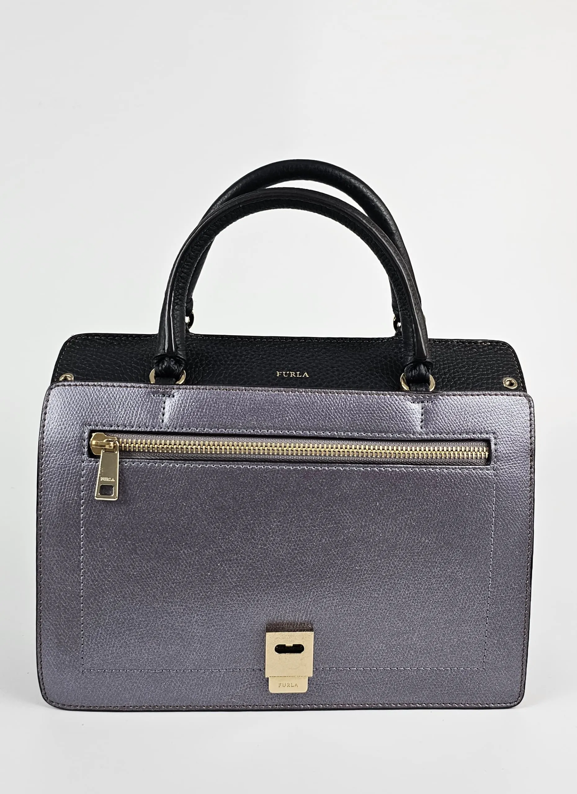 Like 2-Way in Metallic Purple Crossbody Bag