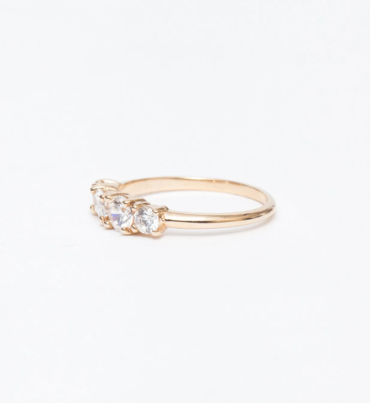 Linear Diamond Ring