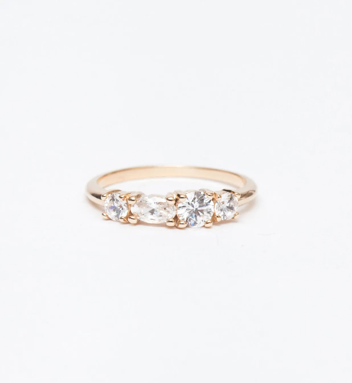 Linear Diamond Ring