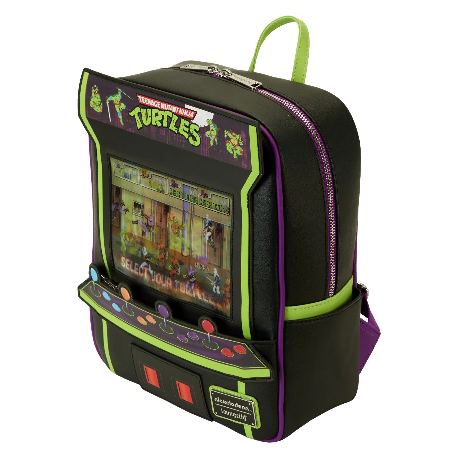 Loungefly Nickelodeon TMNT 40th Anniversary Vintage Arcade Mini Backpack - Preorder