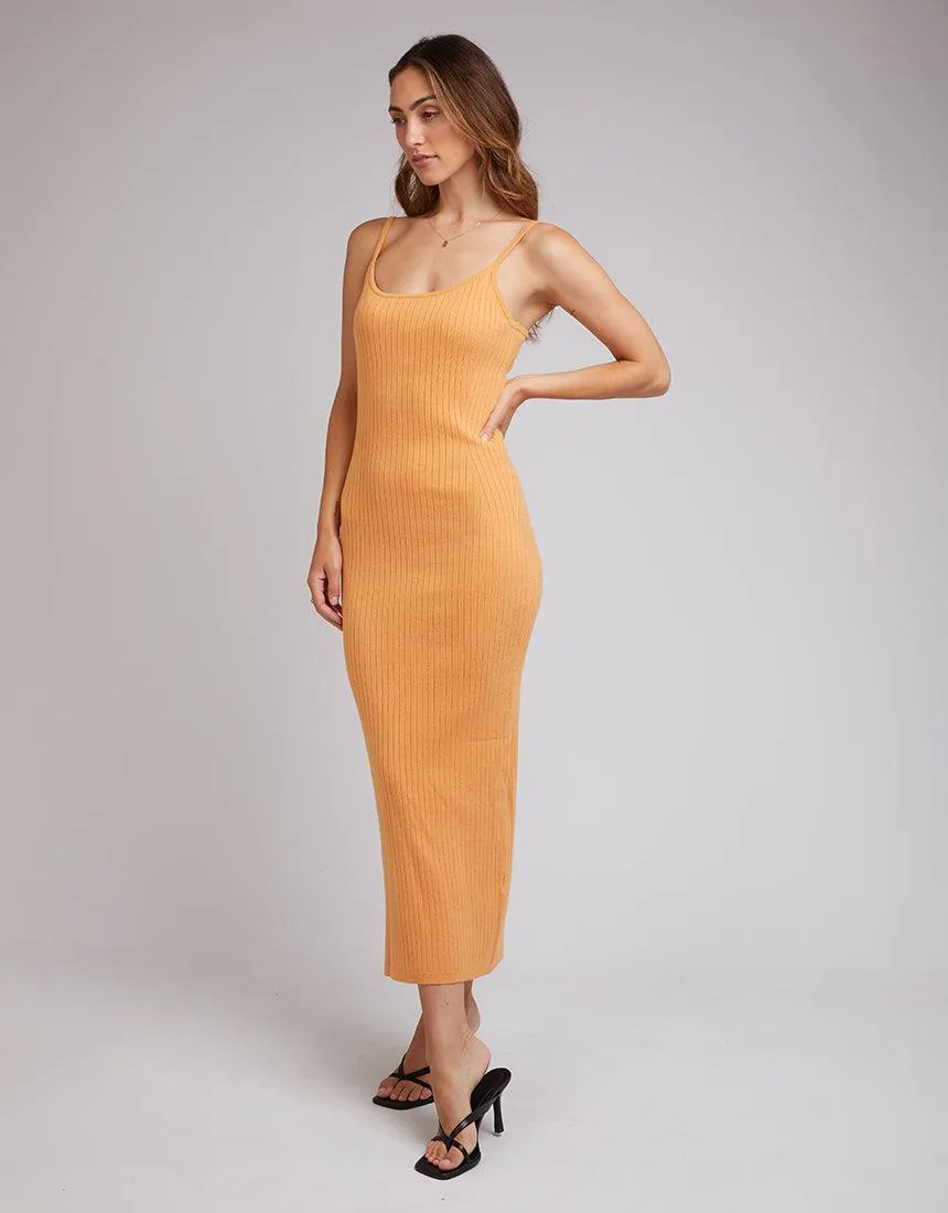 Maddie Midi Dress - Orange