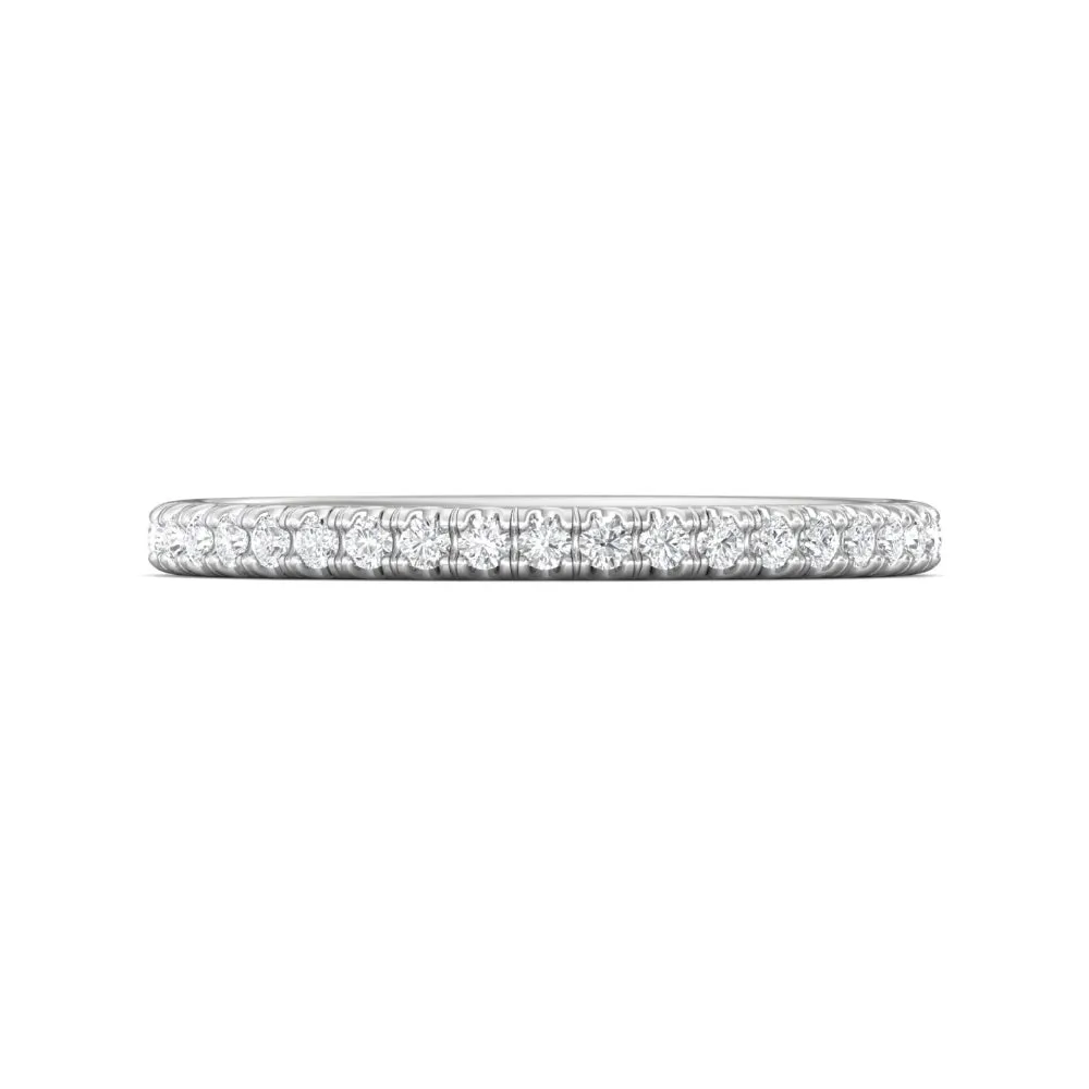 Martin Flyer Micropave Diamond Wedding Band