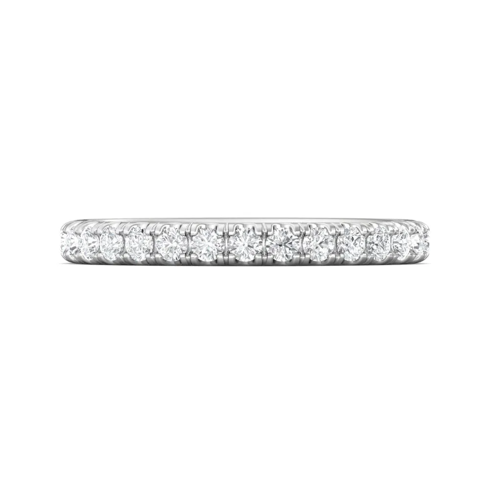 Martin Flyer Micropave Diamond Wedding Band