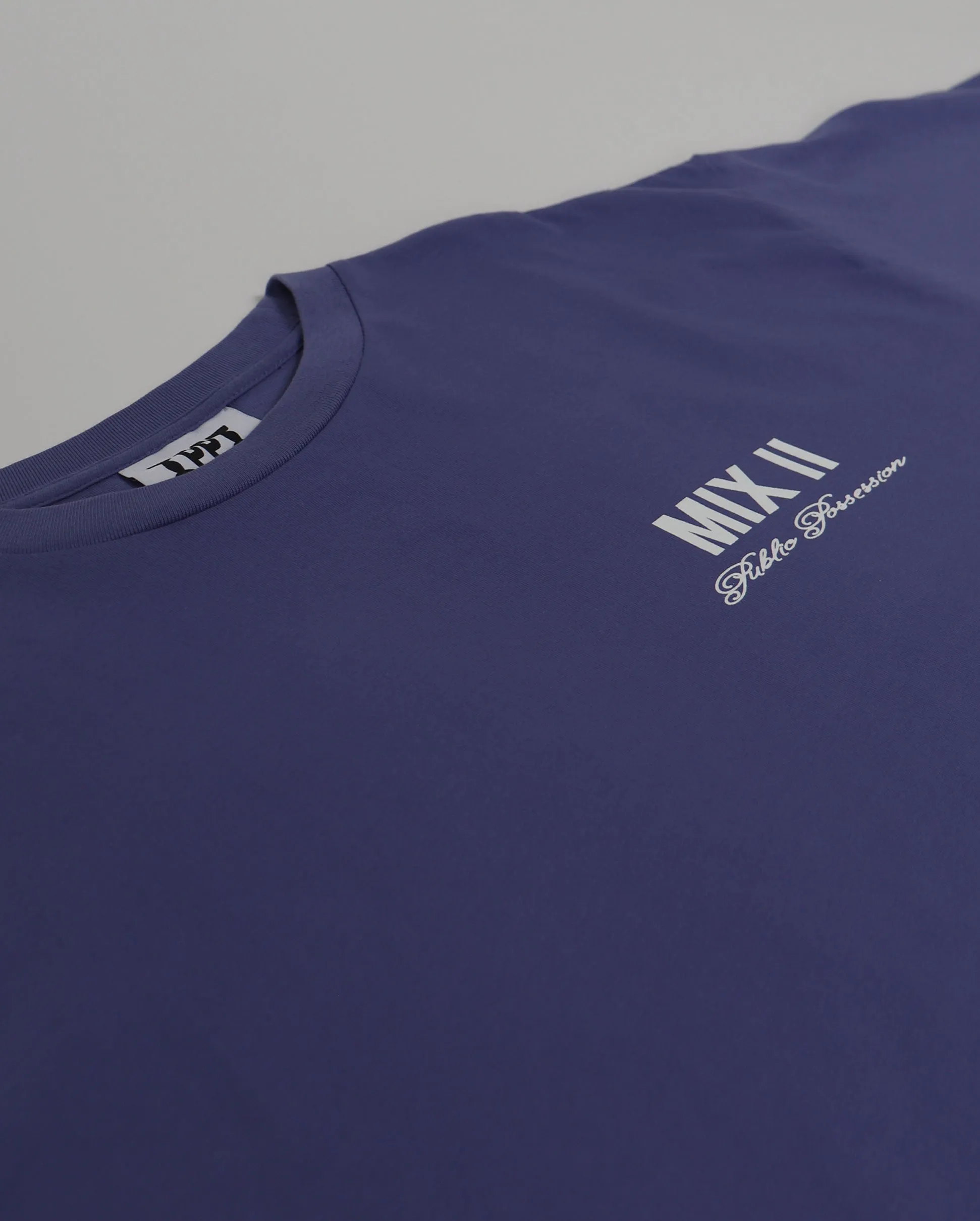 MASTER MIX II T-SHIRT / STONE WASHED VIOLET