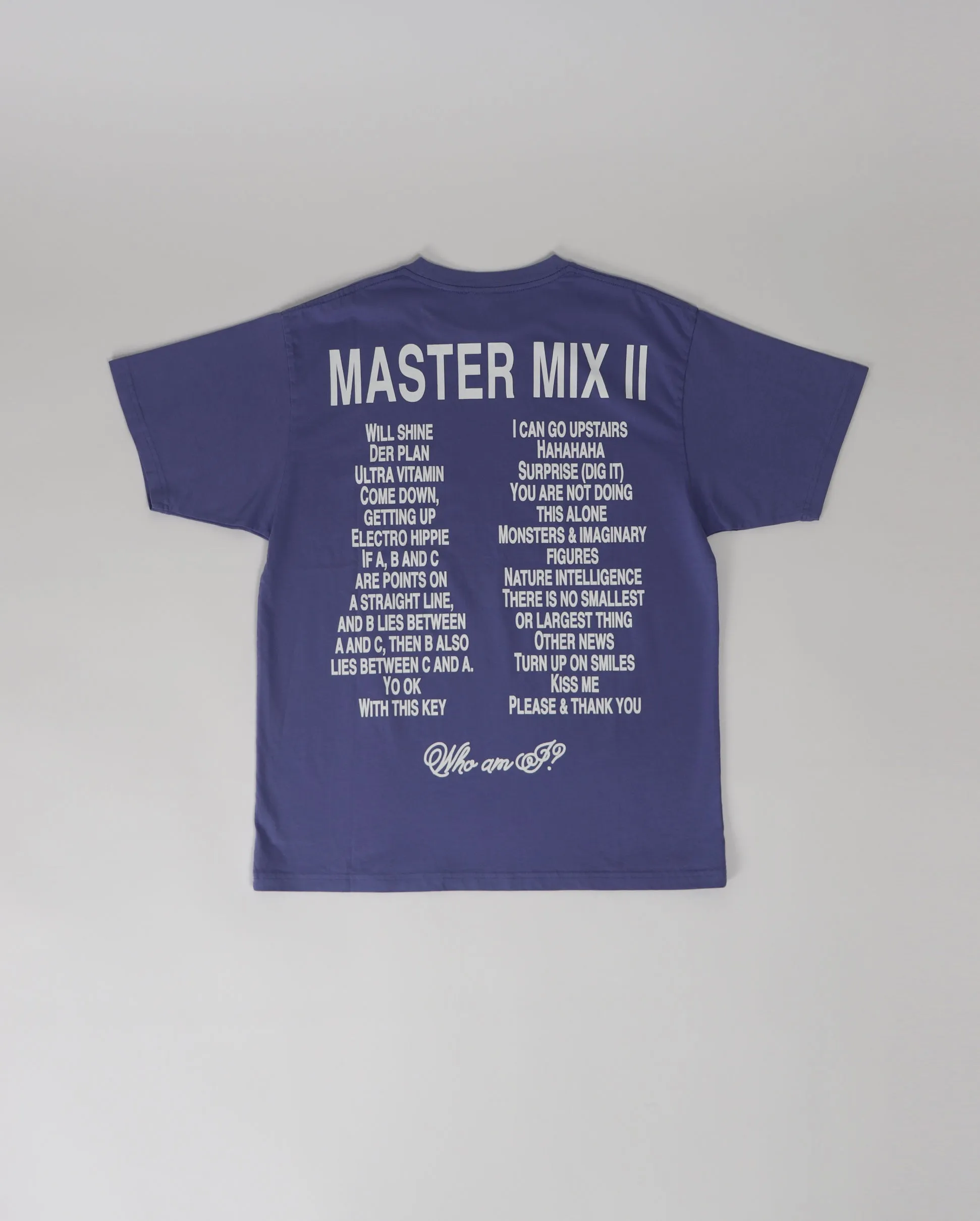 MASTER MIX II T-SHIRT / STONE WASHED VIOLET