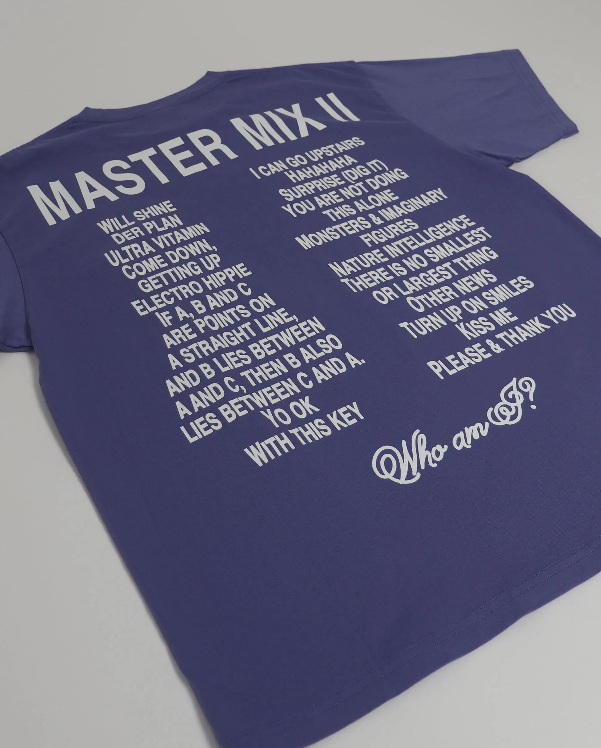 MASTER MIX II T-SHIRT / STONE WASHED VIOLET