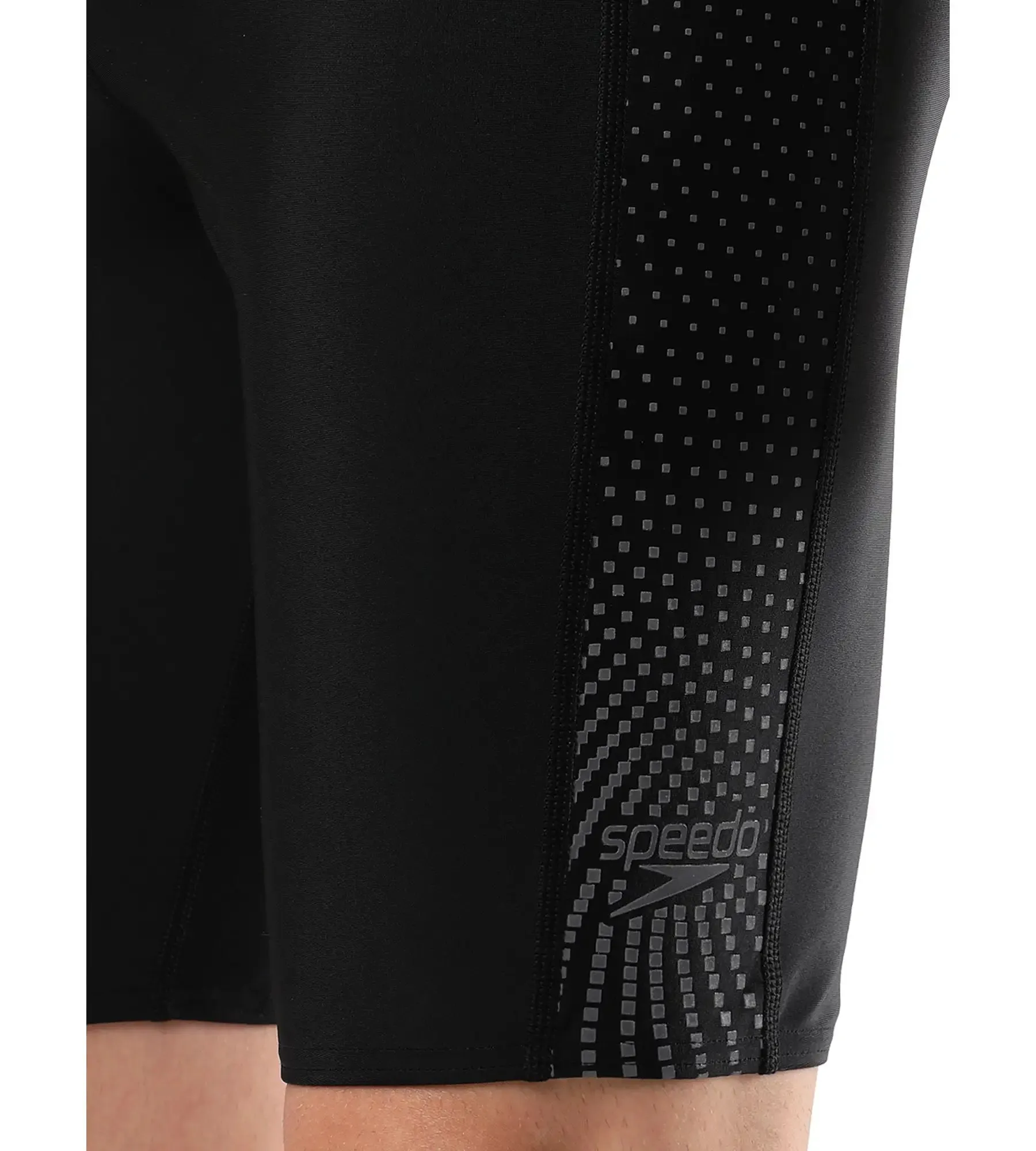 Men's Endurance Dive Jammer - Black & Fed Red