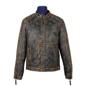 Men's Prato Black Leather Jacket