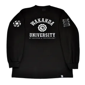 Mens True Wakanda U Long Sleeve T-Shirt Black