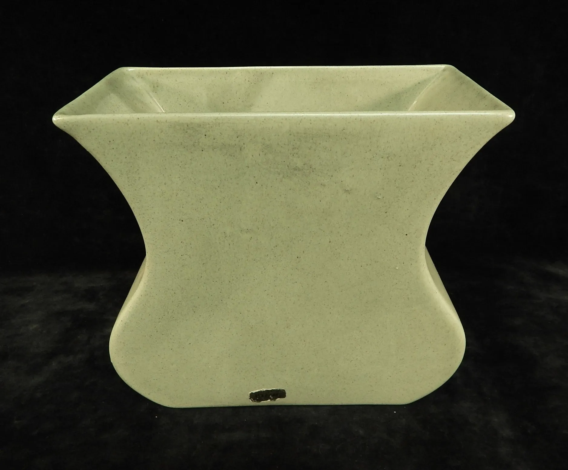 Mid-Century Modern Sage Green Vase