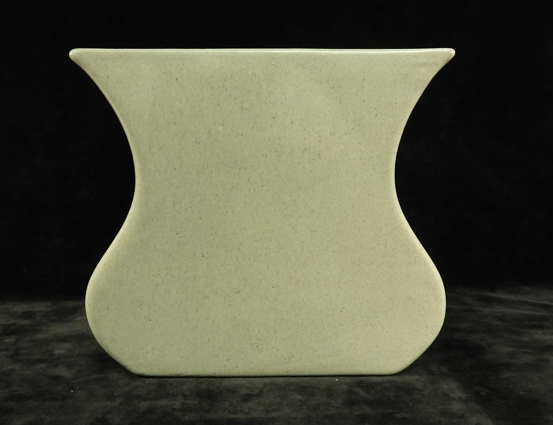 Mid-Century Modern Sage Green Vase