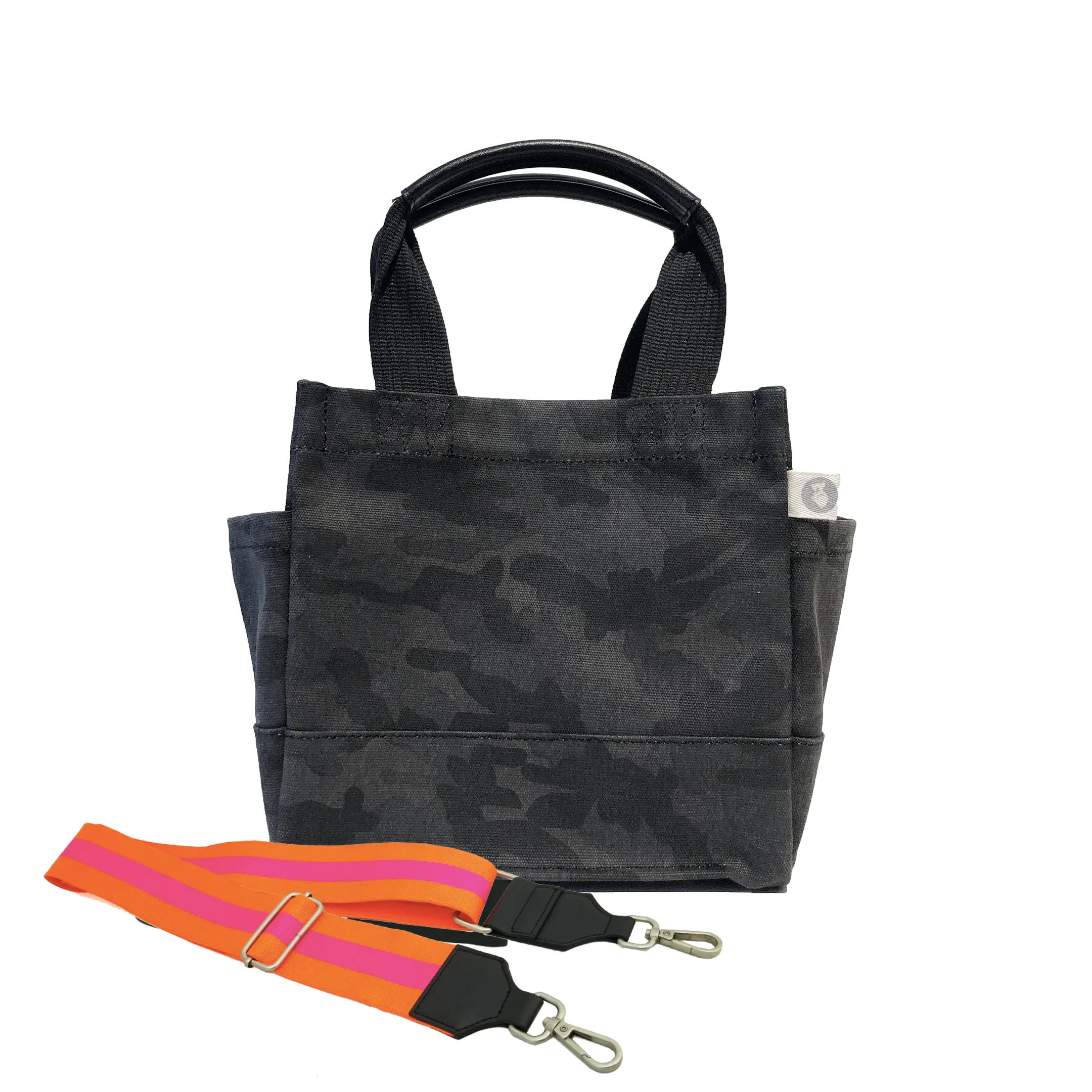 Mini Monogram Mini Luxe North South Bag: Black Camouflage