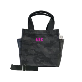 Mini Monogram Mini Luxe North South Bag: Black Camouflage