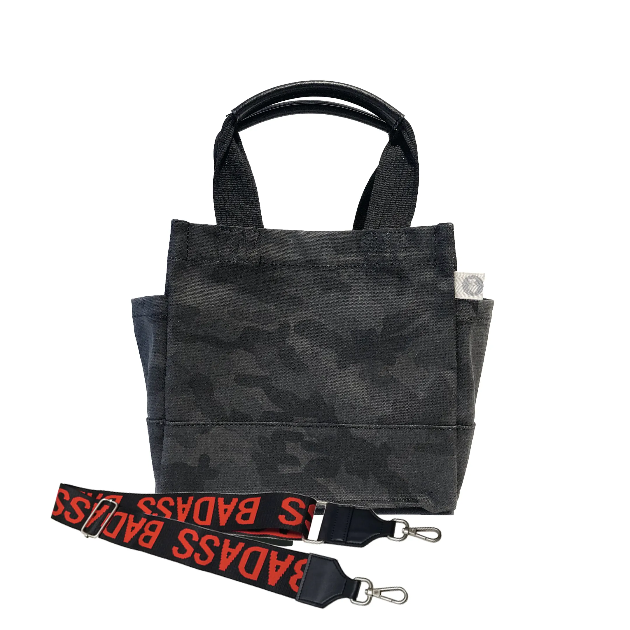 Mini Monogram Mini Luxe North South Bag: Black Camouflage