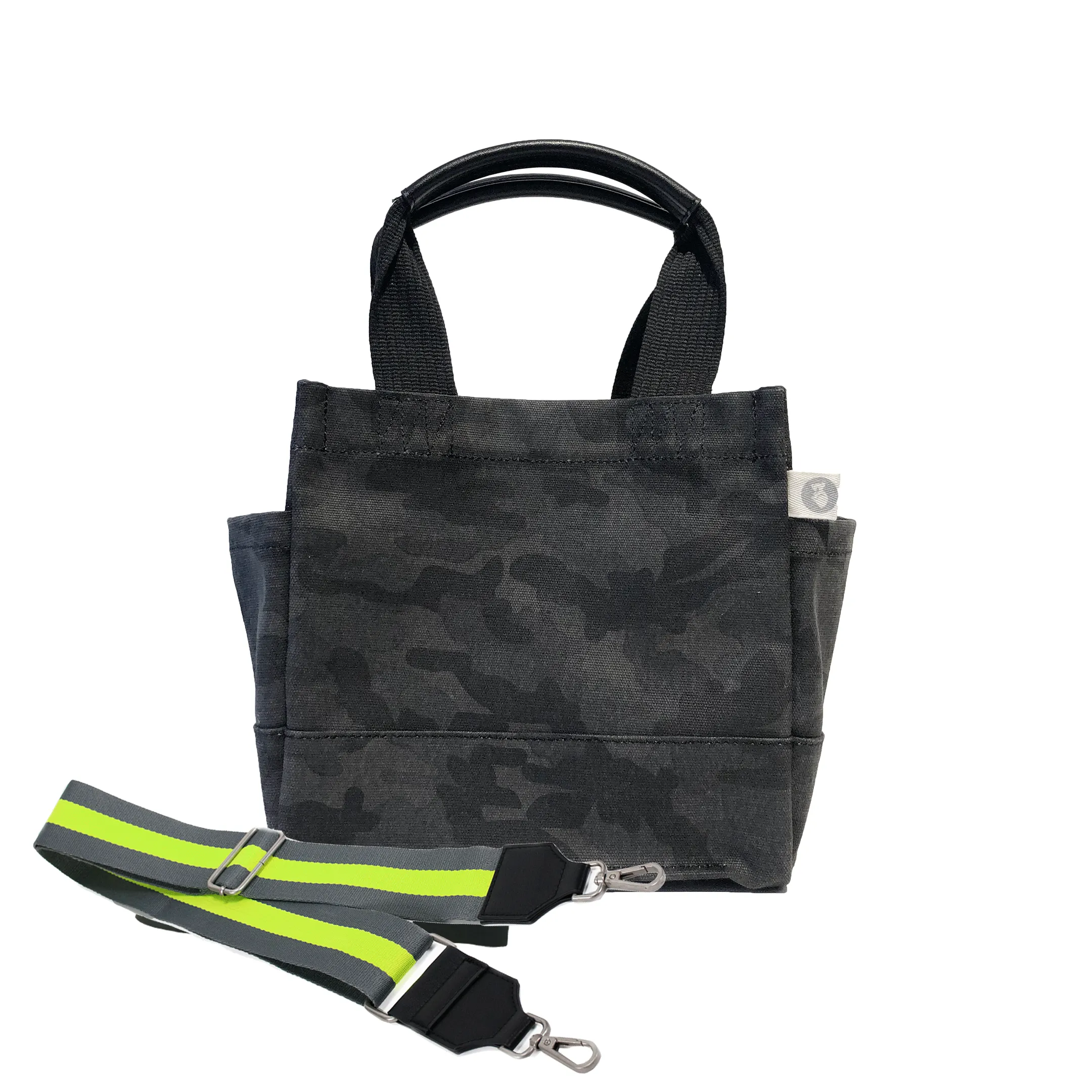 Mini Monogram Mini Luxe North South Bag: Black Camouflage