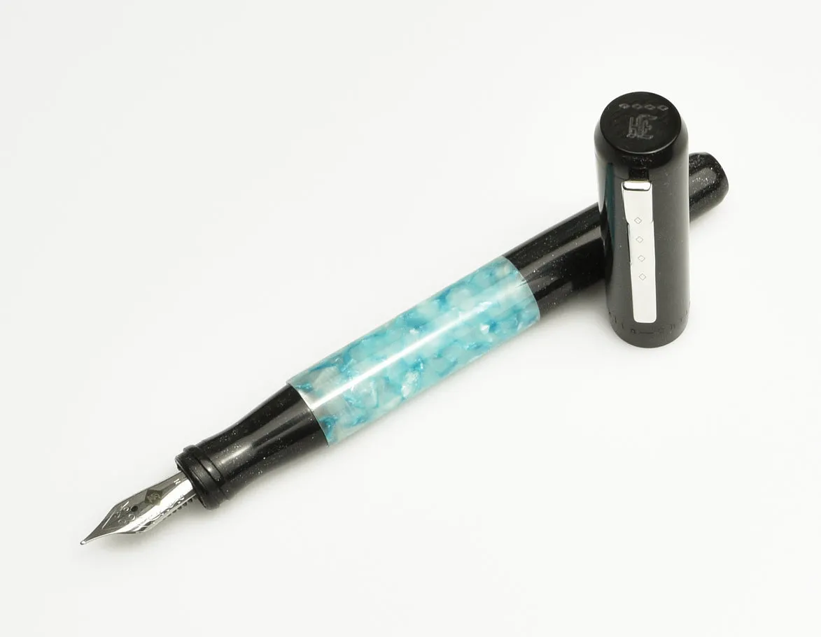 Model 55 Pentium Fountain Pen - Black Diamond & Turqish SE