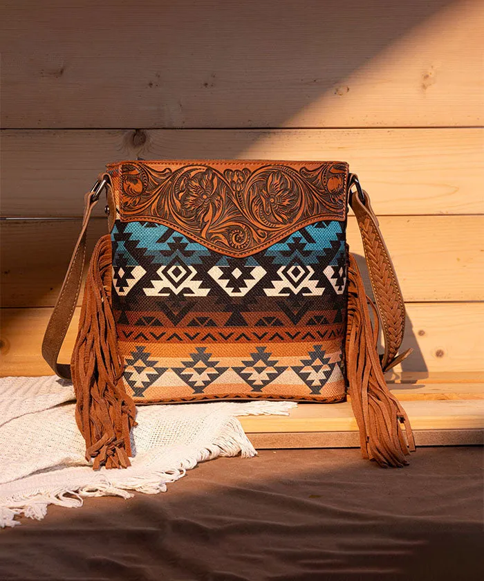 Montana West Tooled Western Crossbody Purse