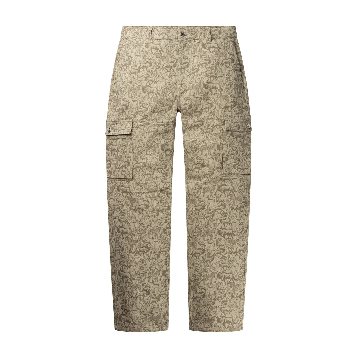 Moonstruck Beige Jabari Herd Cargo Pants