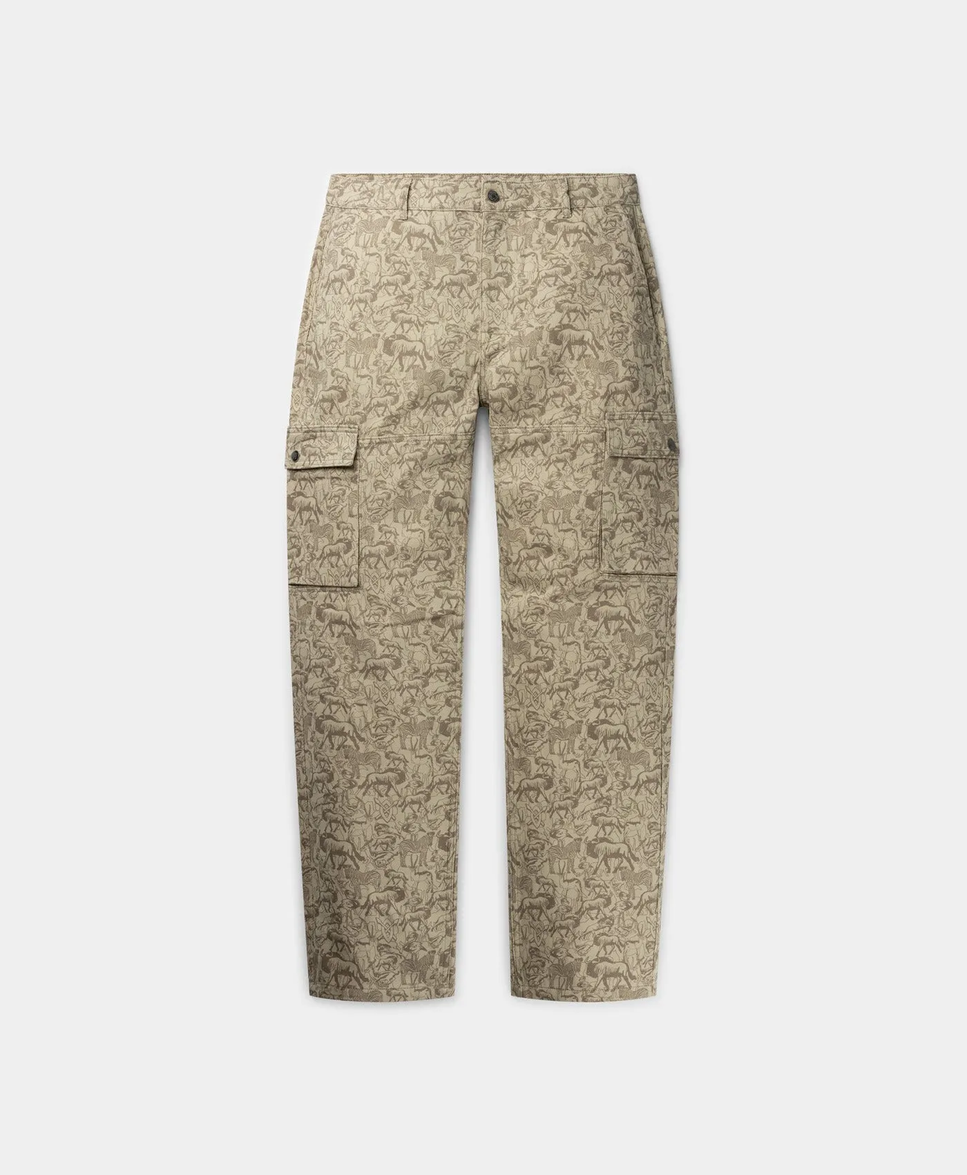 Moonstruck Beige Jabari Herd Cargo Pants