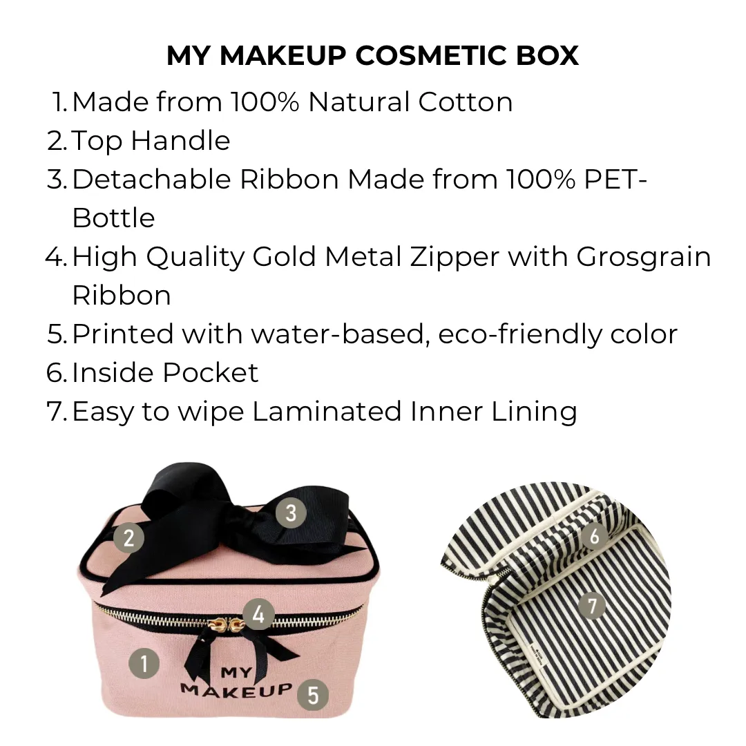 My Makeup Cosmetic Box, Pink/Blush