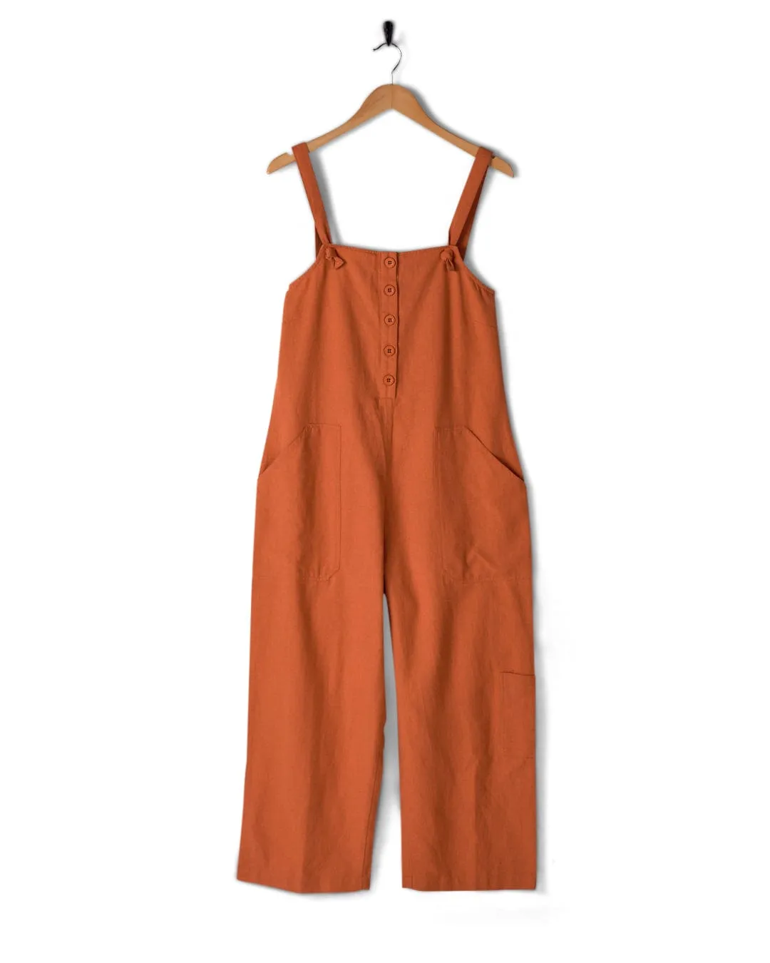 Nancy - Womens Jumpsuit - Brown