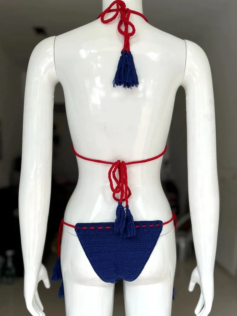 Nautical Dream Crochet Mini Bikini