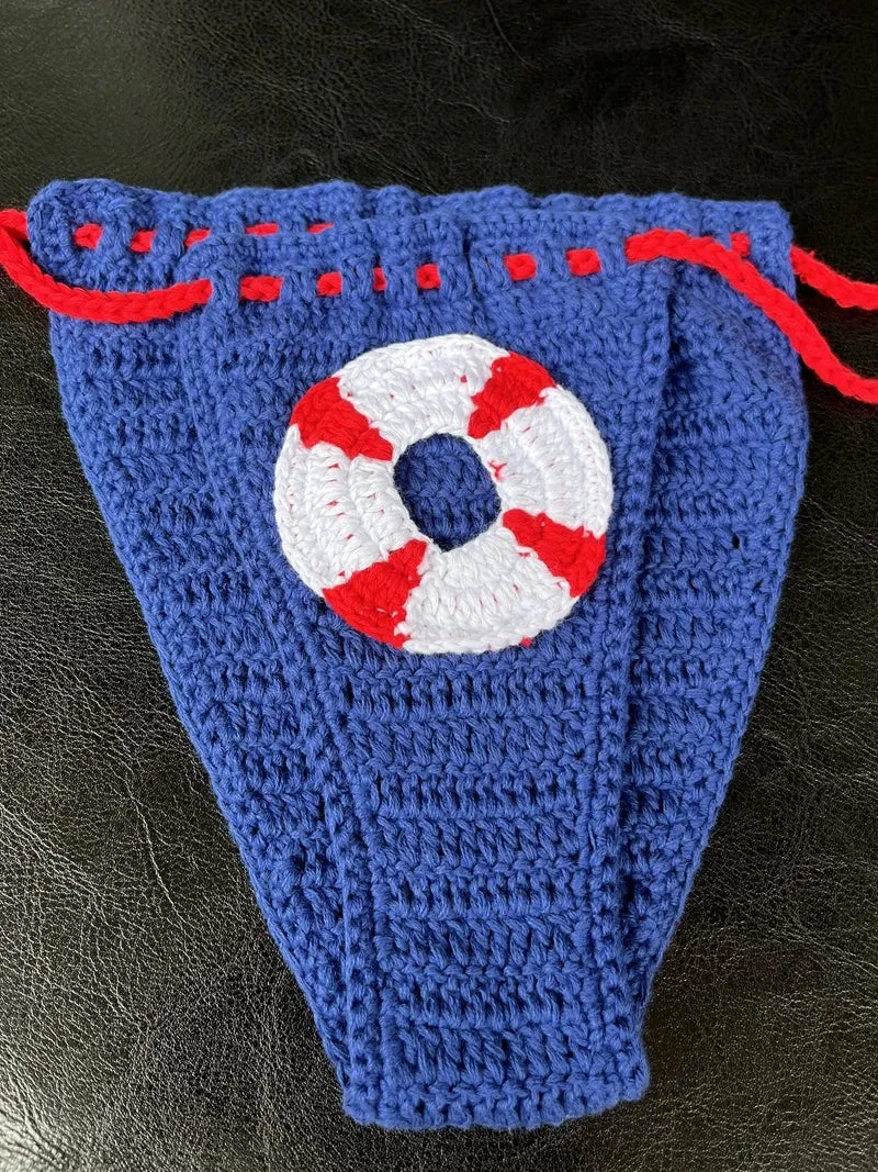 Nautical Dream Crochet Mini Bikini