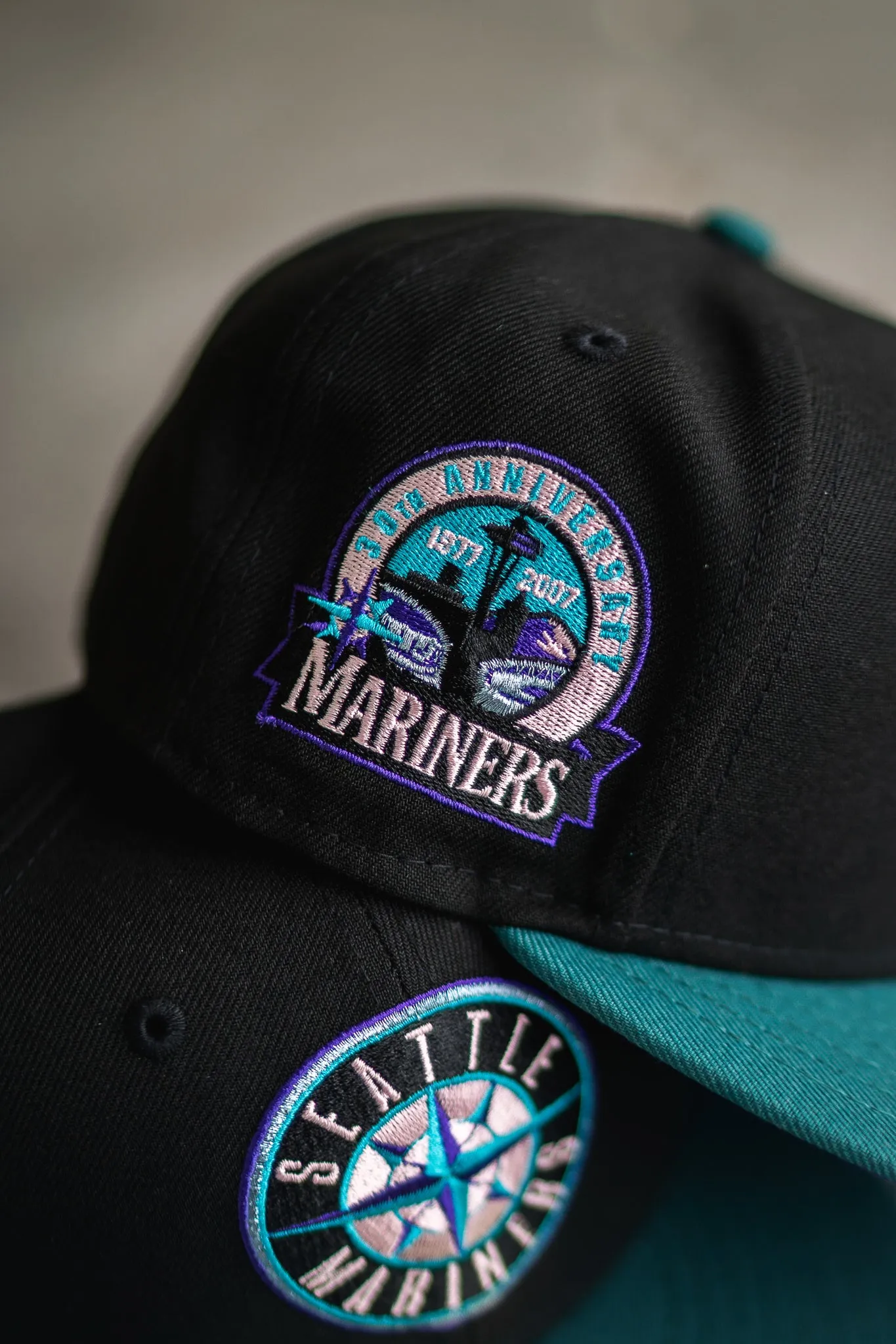 New Era Seattle Mariners 30th Anniversary Purple UV (Black/Pine)