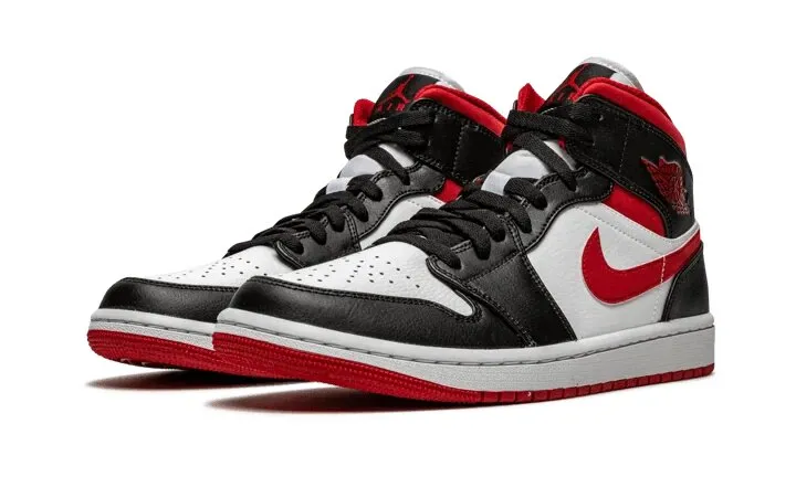 Nike Air Jordan 1 Mid Gym Red Black White