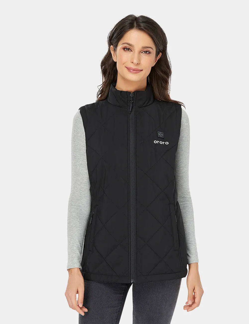 (Open-box) Women's Heated Quilted Vest (Battery Set Not Included)